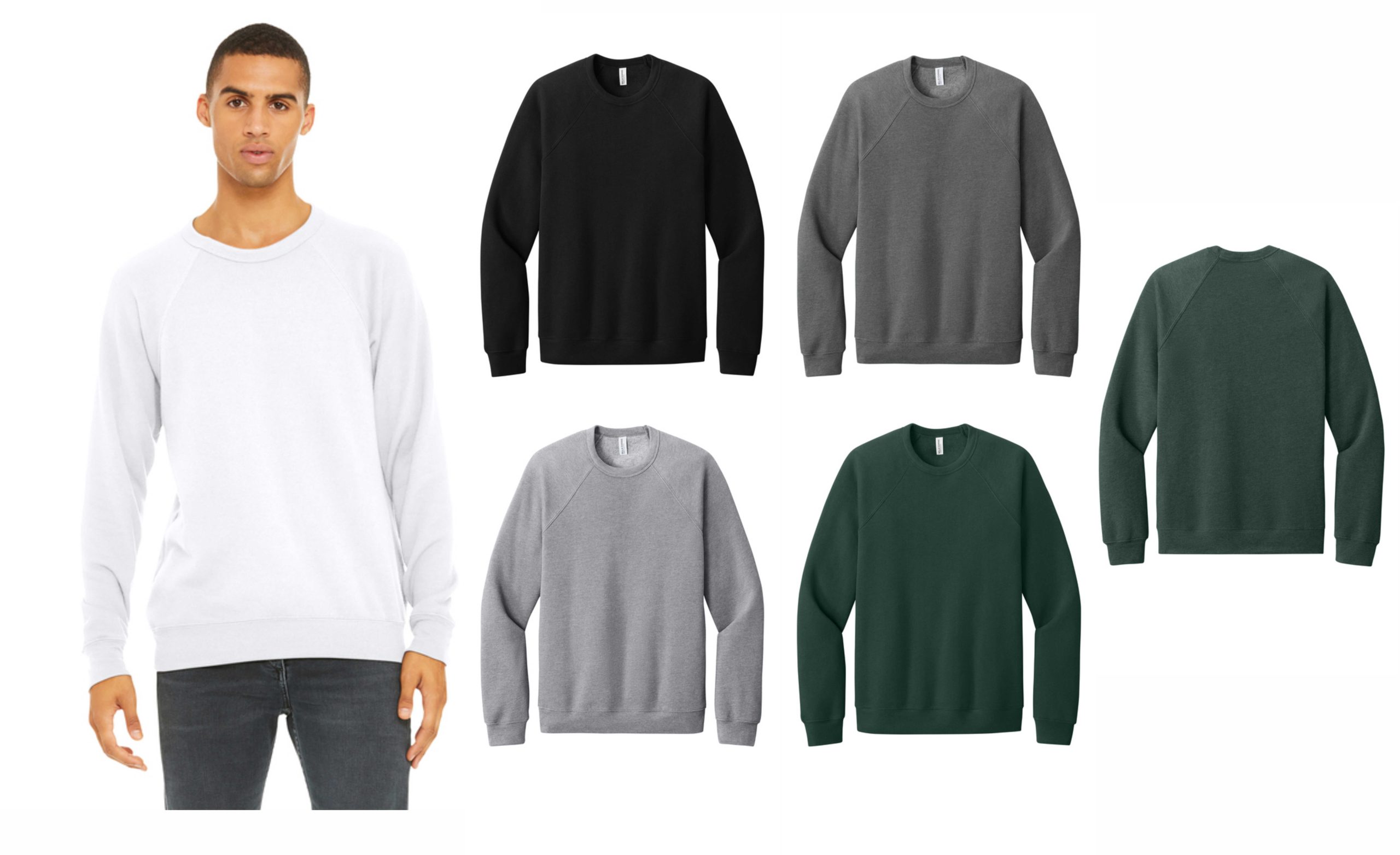 Bella + Canvas Sponge Fleece Crewneck Sweatshirt - 3901