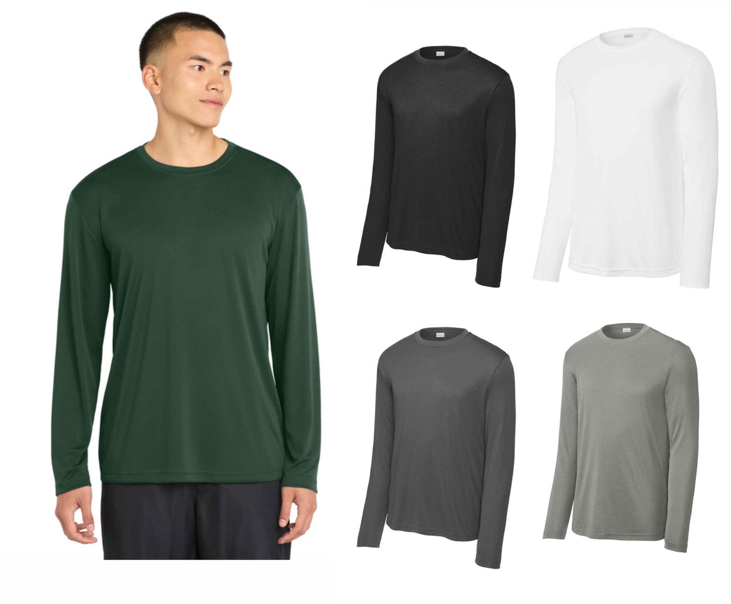 Sport-Tek Long Sleeve PosiCharge Competitor Tee - ST350LS (Men, Women and Youth)
