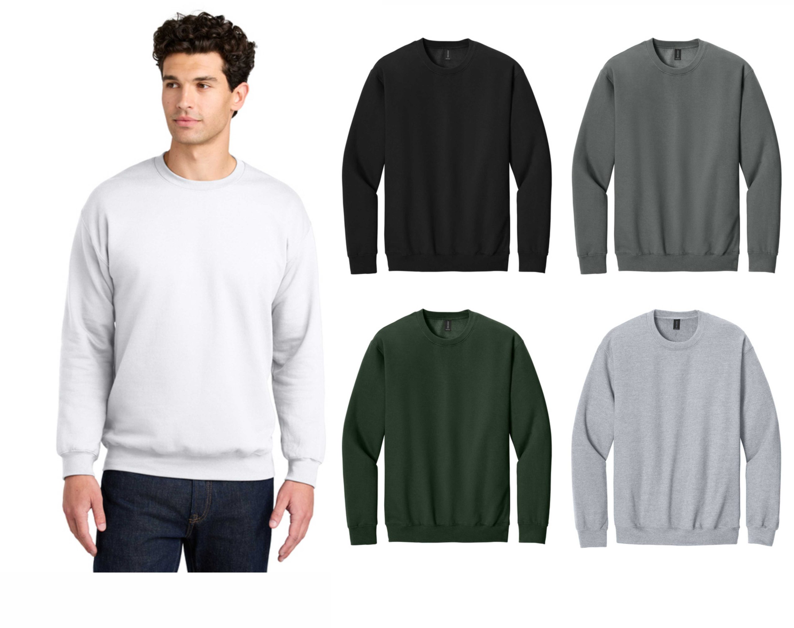 Gildan Softstyle Crewneck Sweatshirt - SF000 (youth and adult)