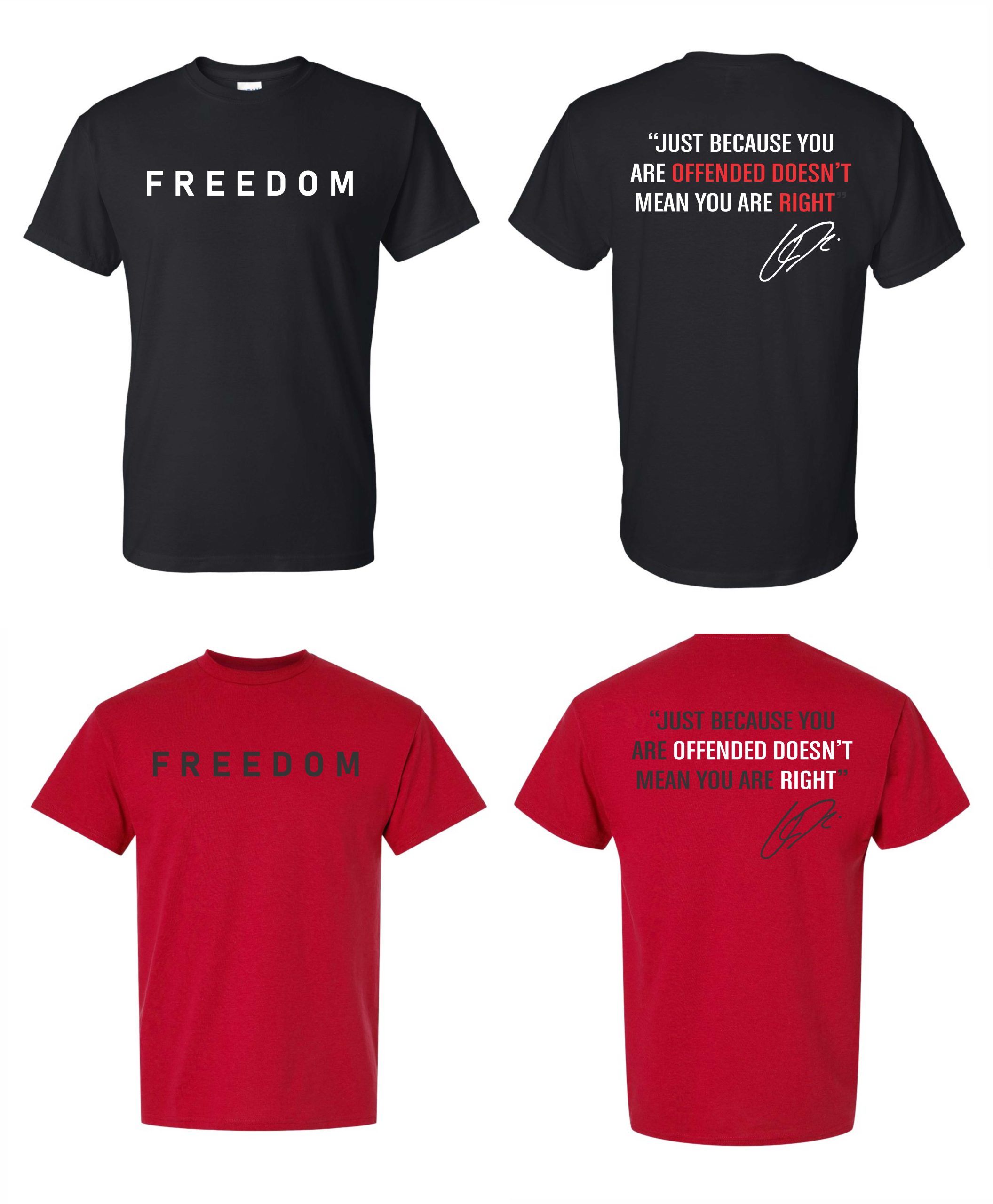 Freedom - SoftStyle lightweight womens shirt (Bella+Canvas)