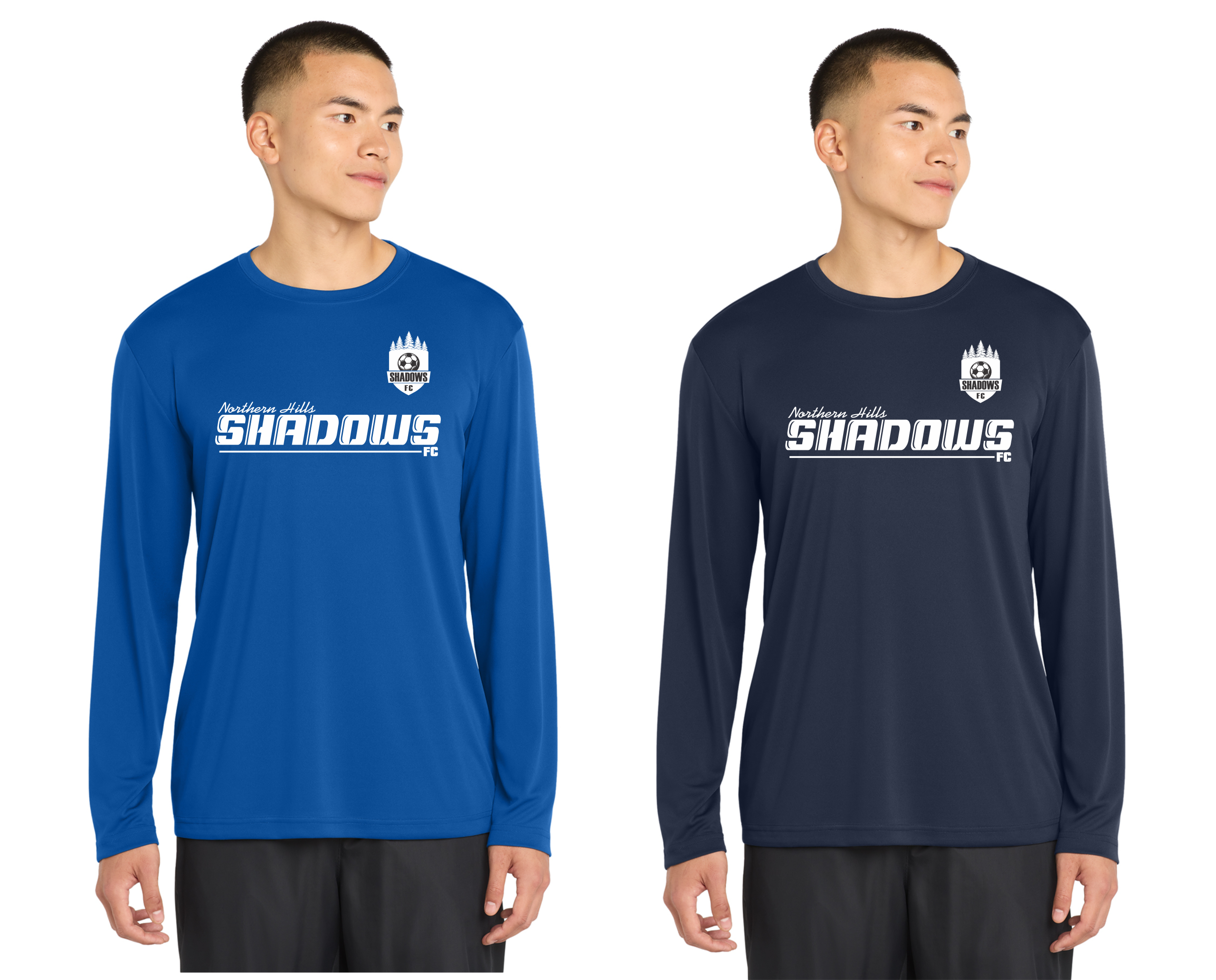 NH Shadows FC Sport-tek long sleeve performance shirt (350ls)