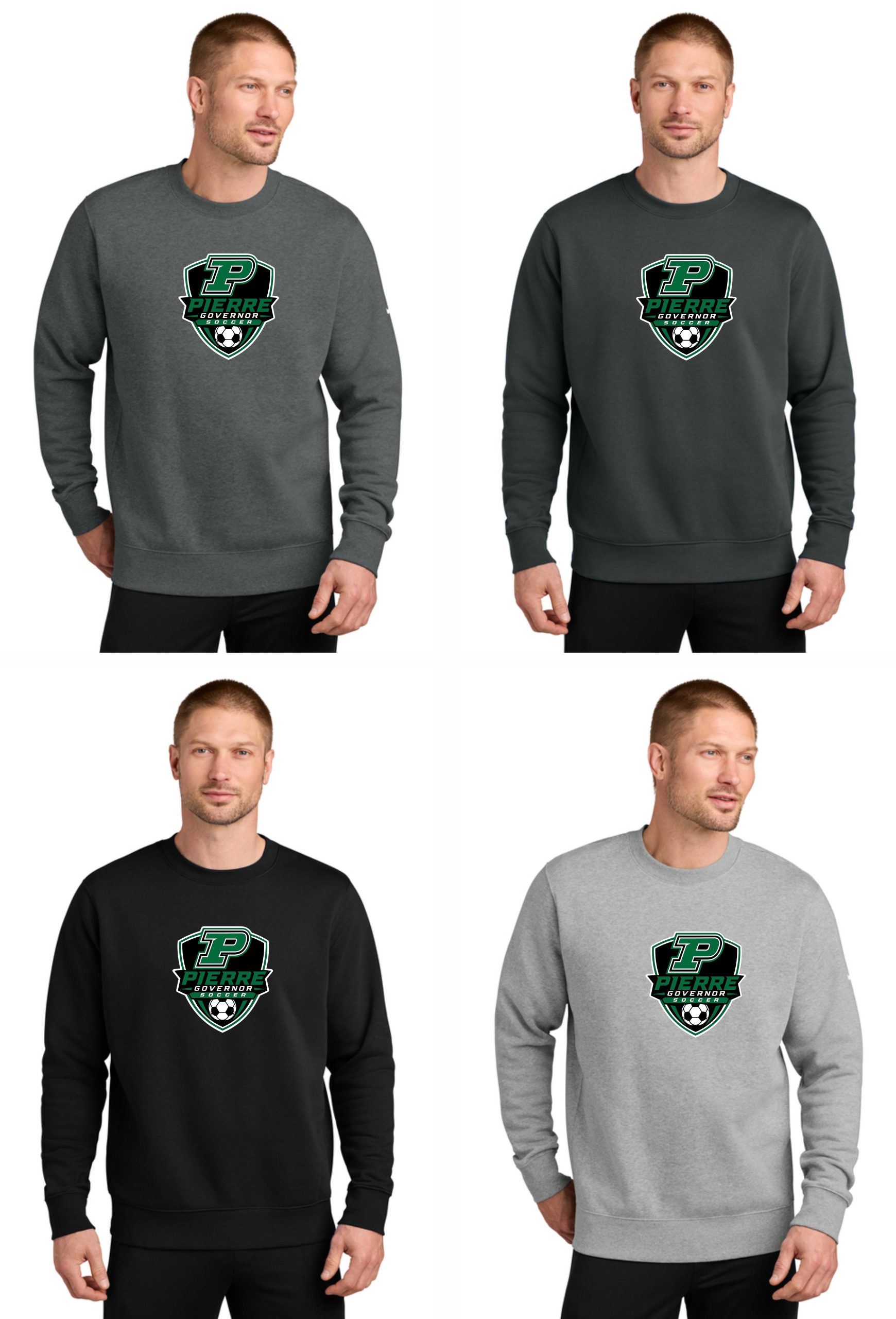 Governor Gear 2026 - Nike Club Fleece Sweatshirt - NKFD9863 (unisex sizing)