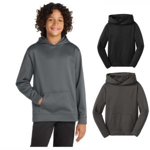 Sport-Tek® Sport-Wick® Fleece Hooded Pullover - YF244 (youth)