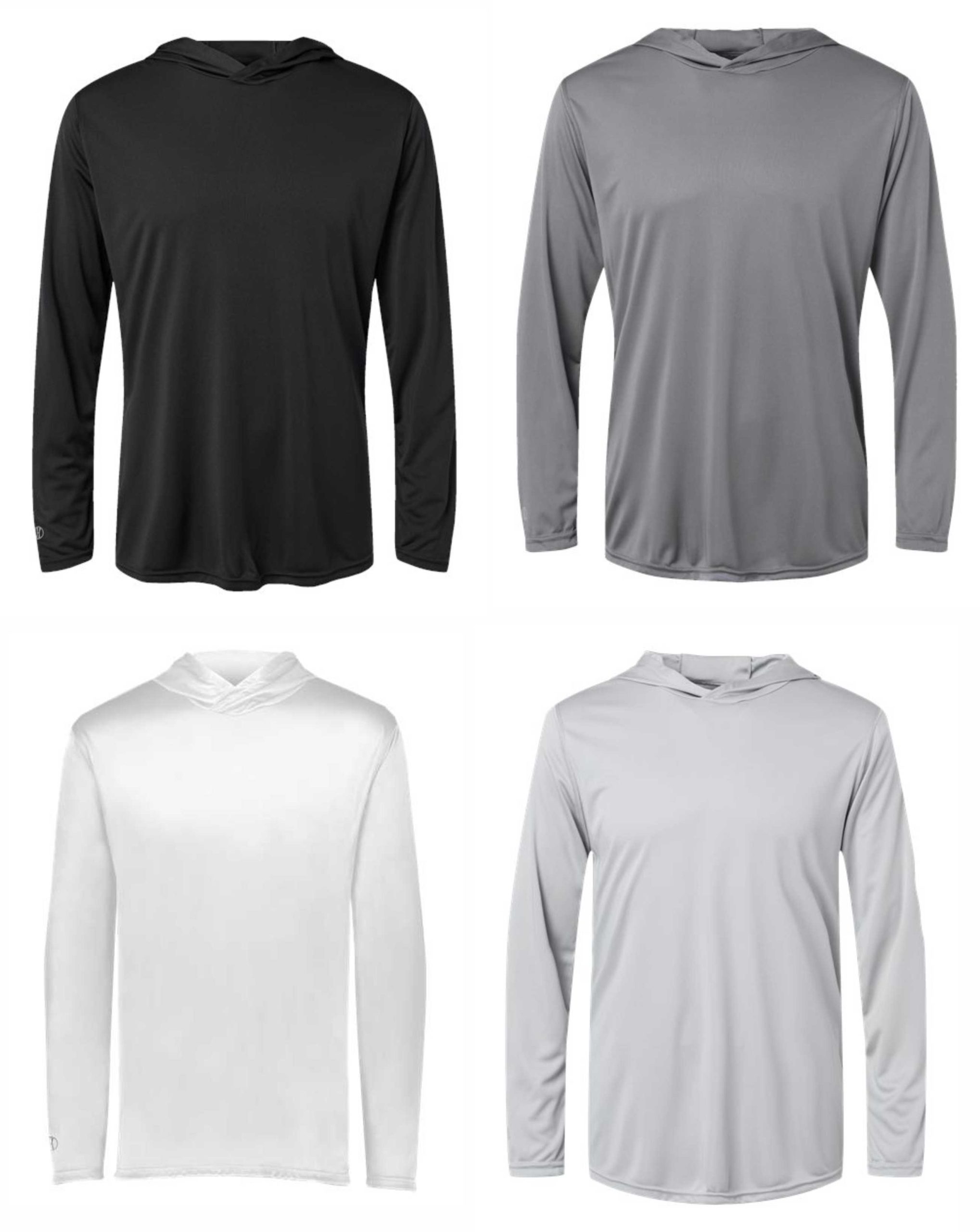 Holloway Men's Momentum Hooded Long Sleeve T-Shirt - 222830 (Youth UV Protection)